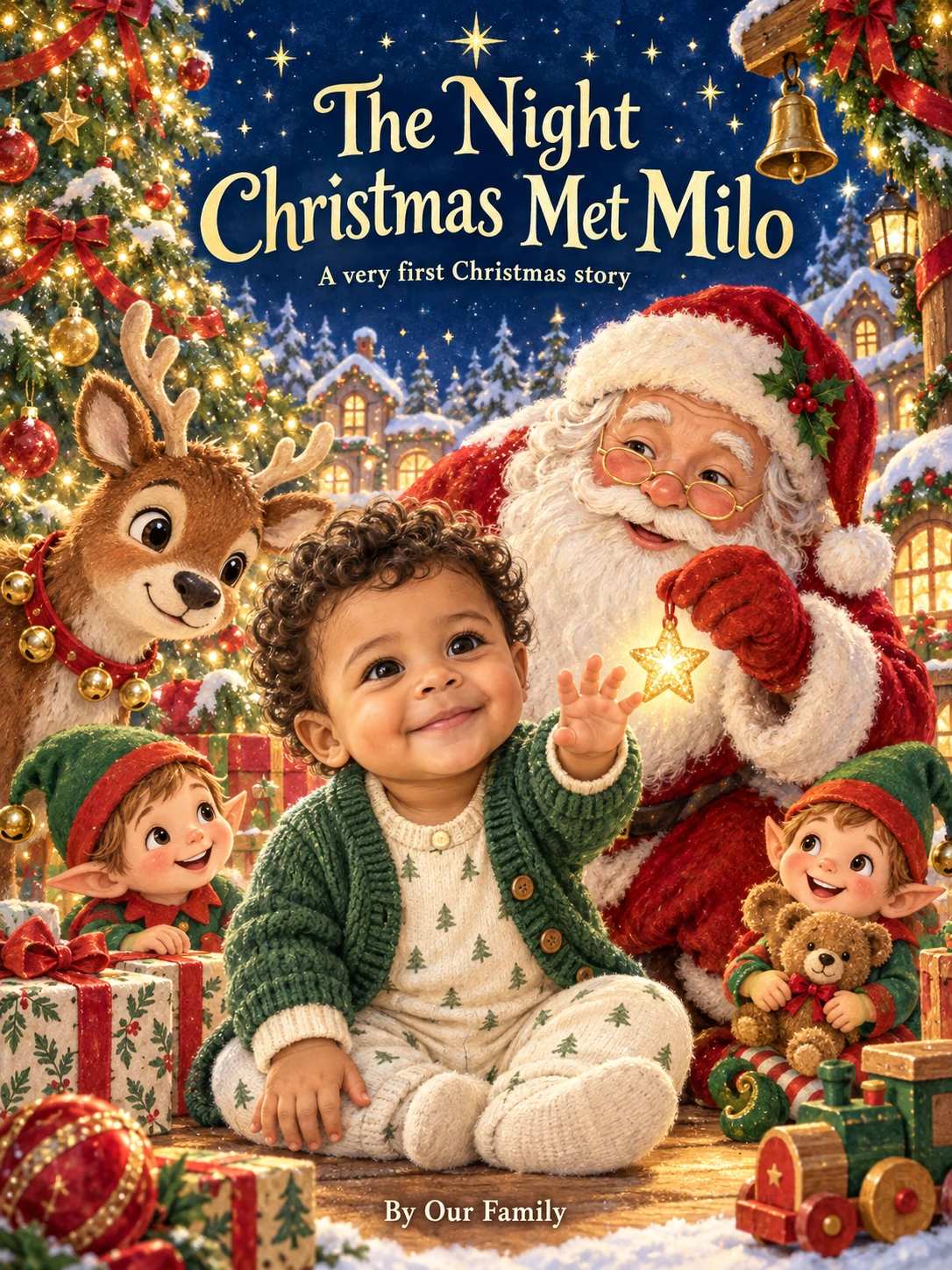 The Night Christmas Met Milo — illustrated front cover