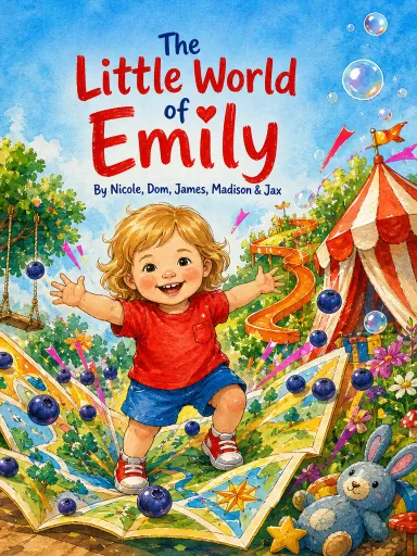 The Little World of You — a Sundayfawn custom hardcover storybook.