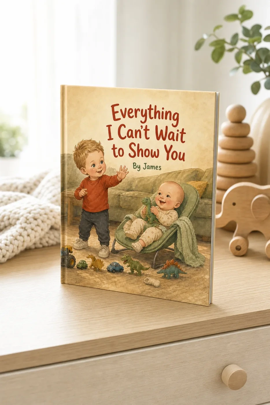 Everything I Can't Wait to Show You personalized sibling storybook