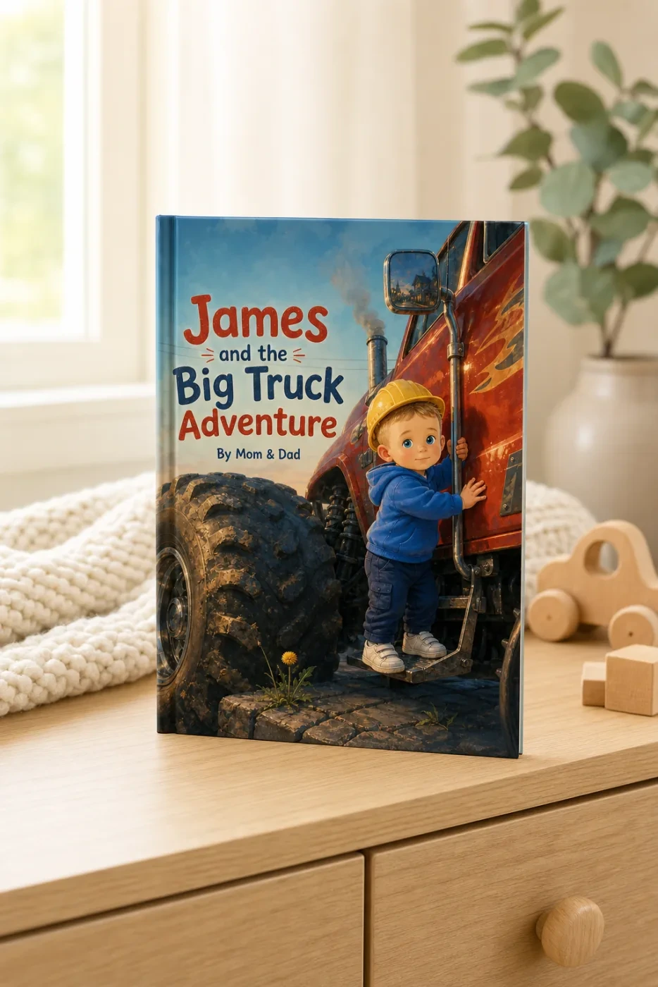 The Great Big Vroom personalized truck storybook