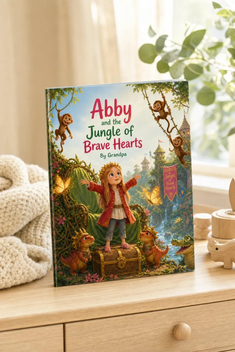 The Night the Jungle Moved In personalized storybook