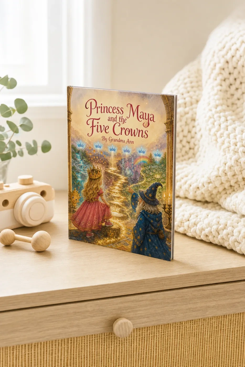 Princess and the Five Crowns personalized storybook