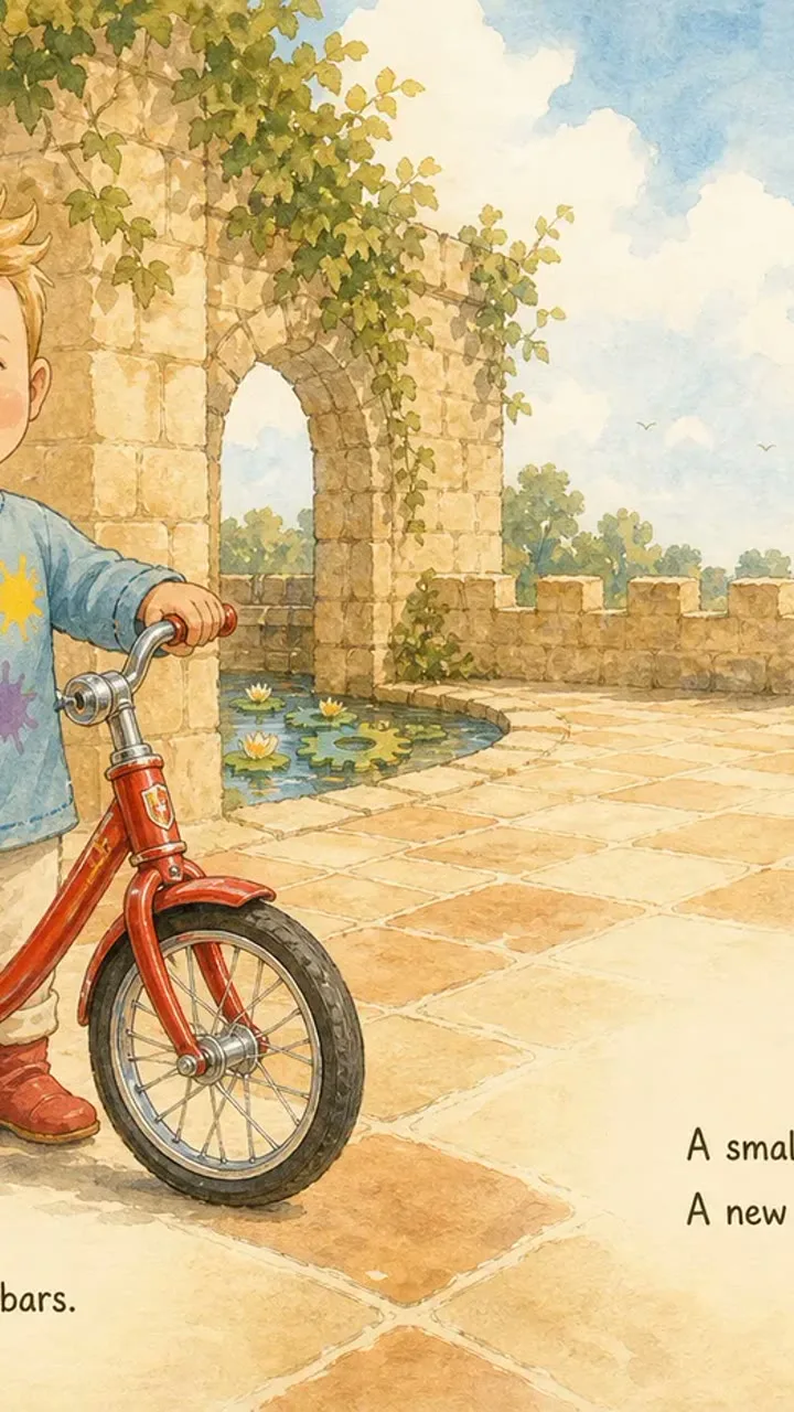 Child holding a finished hardcover storybook